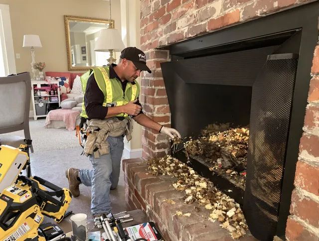 Safe screening installation by New London Chimney Sweep in New London, CT