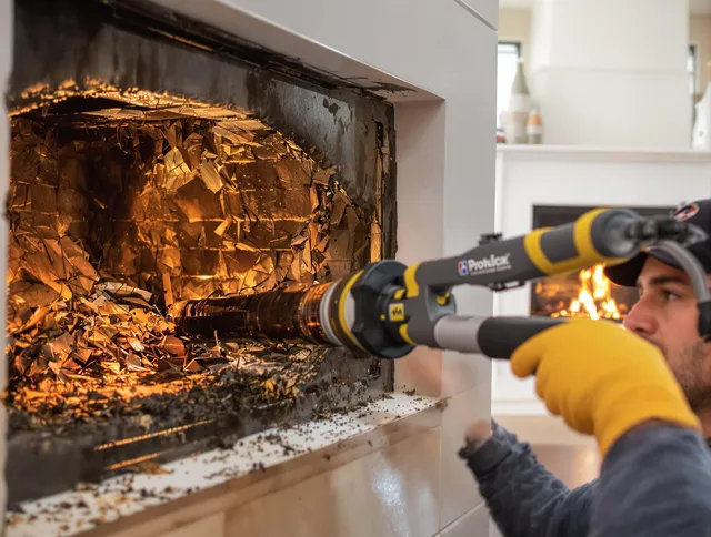 Professional chimney cleaning by New London Chimney Sweep in New London, CT
