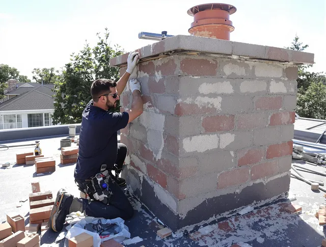 Advanced chimney repair process by New London Chimney Sweep in New London, CT