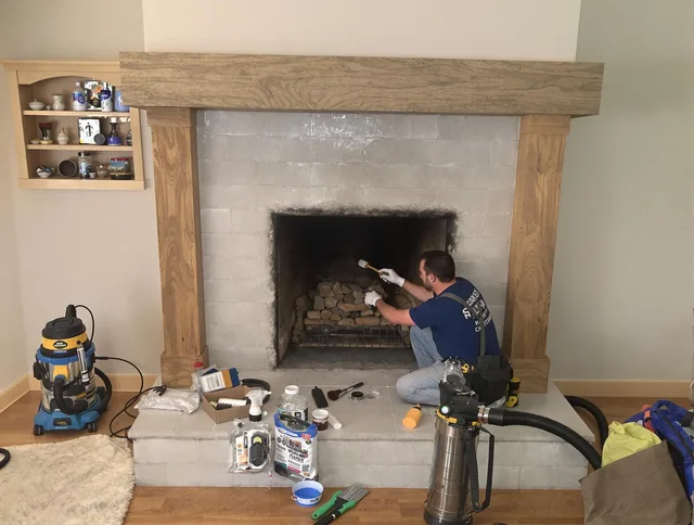 Detailed creosote removal process by New London Chimney Sweep in New London, CT