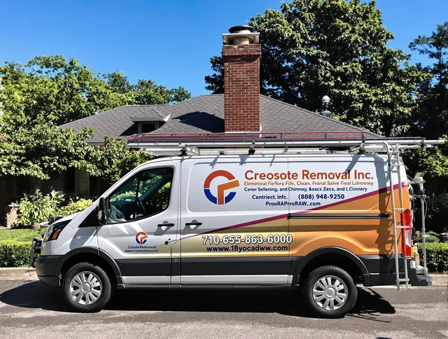 New London Chimney Sweep technician removing creosote safely in New London, CT