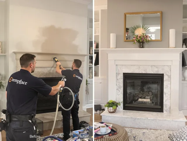 Professional soot removal by New London Chimney Sweep team in New London, CT